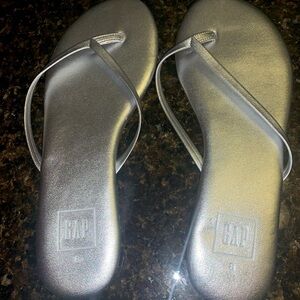 GAP silver sandals